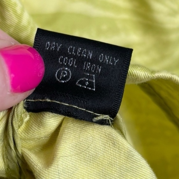Lafayette 148 Chartreuse Green Front Button Long Sleeve Jacket 12 - Picture 7 of 11